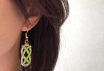 水引抱きあわじ結びのピアス