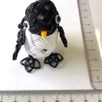 水引結びで作るペンギン　正面