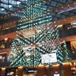 水引の巨大クリスマスツリー
