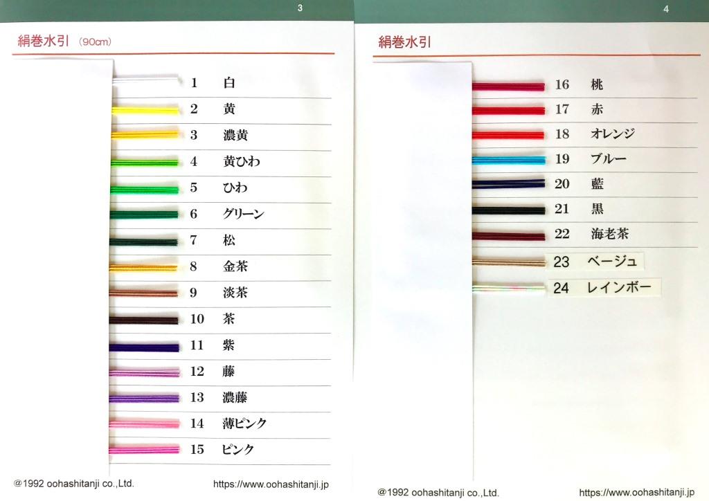 絹巻水引の絹って本物の絹ですか？｜絹水引とも言います