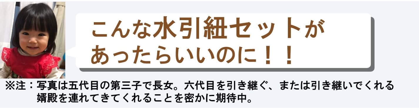 水引紐セット あったらいいのに バナー