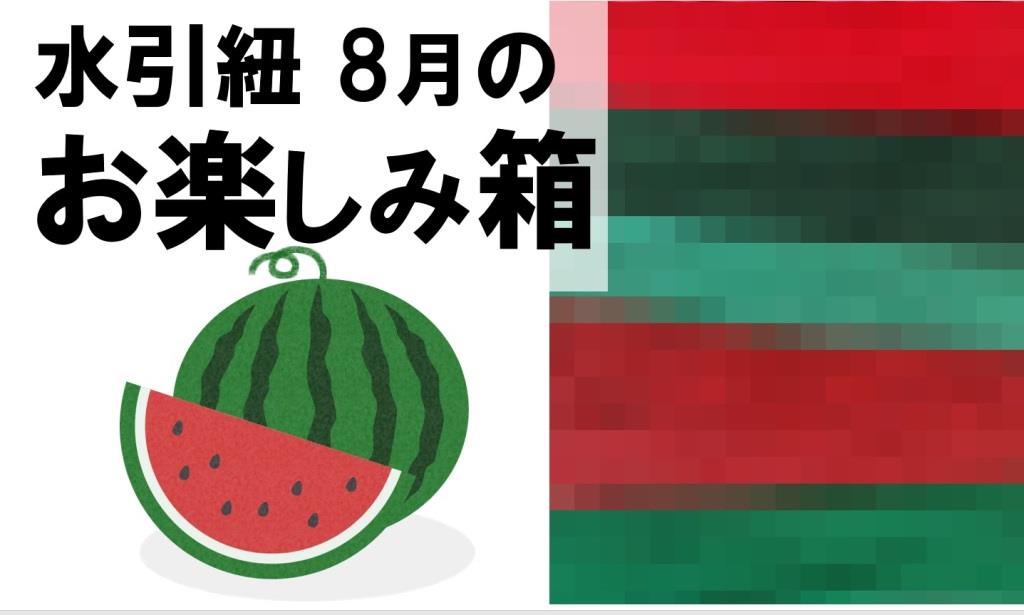 水引紐のお楽しみ箱8月分を新発売｜お得なクーポンも有ります！