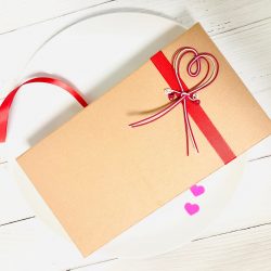 水引ハートのラッピング飾り｜バレンタインはやっぱりハートで