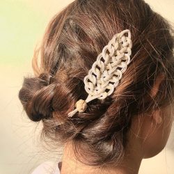 水引葉結びヘアアクセサリー