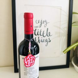 水引梅結びのボトル飾り