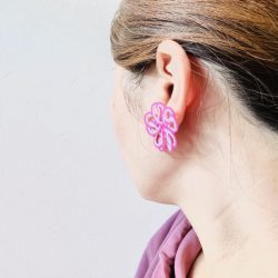 水引桜結びのピアス｜キットを使えば自作のアクセサリーも制作可能