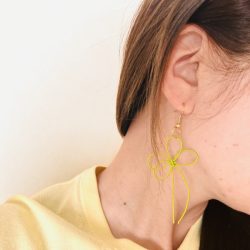 水引叶結びのピアス