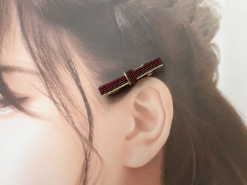 水引紐で作るリボンのバレッタ 水引紐で作るリボンのバレッタ