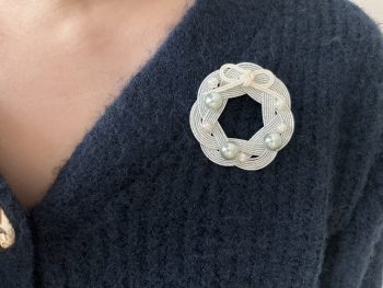 水引相生結びのブローチ