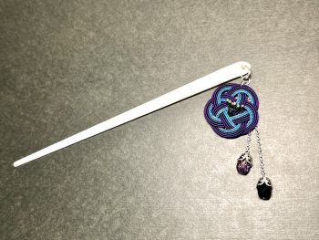 水引梅結びのかんざし