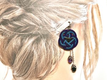 水引梅結びのかんざし