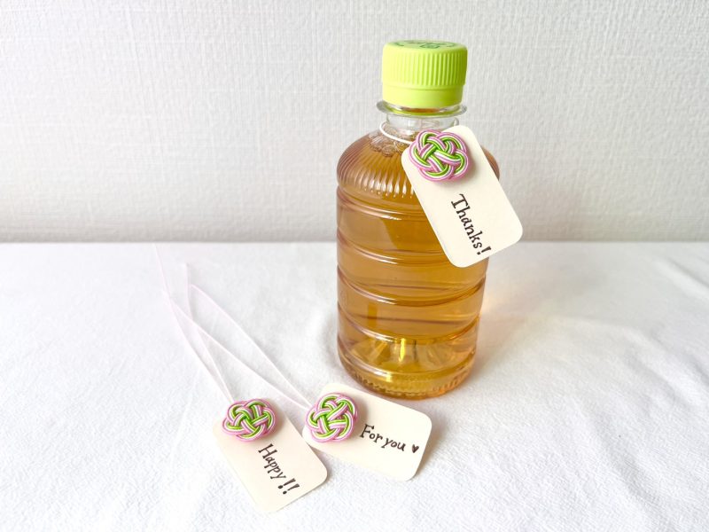 水引梅結びのタグ